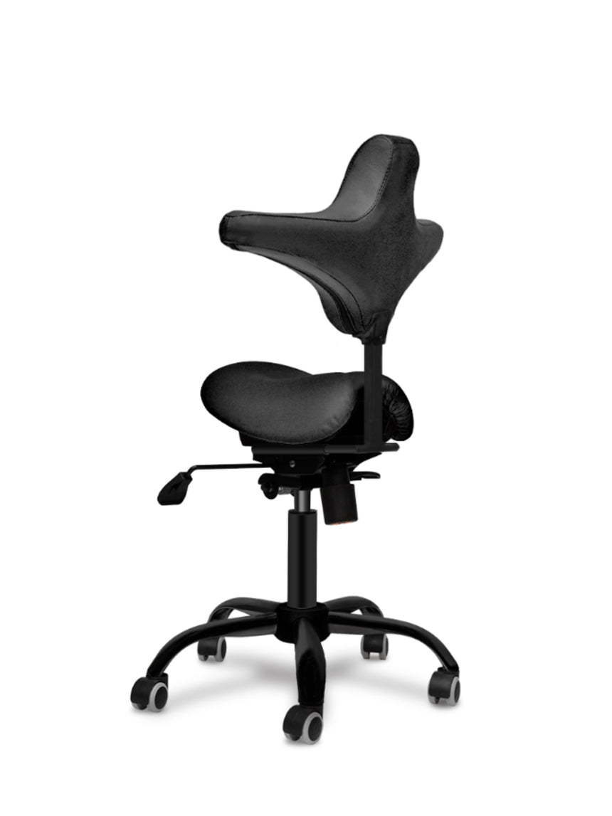 TinySolo Front the Saddle chair